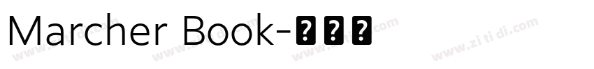 Marcher Book字体转换